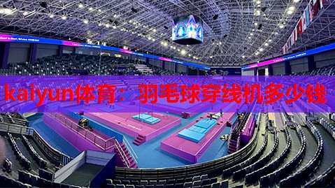 kaiyun体育：羽毛球穿线机多少钱