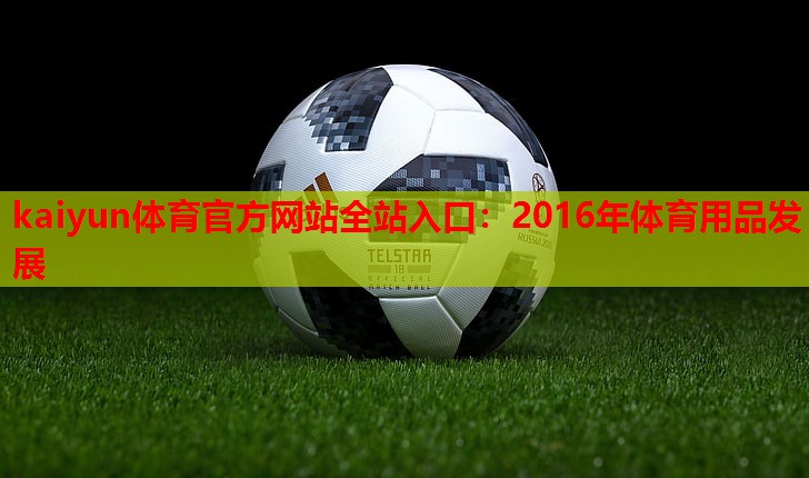 kaiyun体育官方网站全站入口：2016年体育用品发展