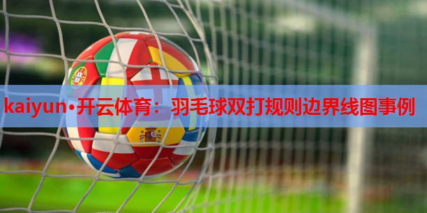 羽毛球双打规则边界线图事例