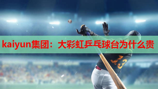 大彩虹乒乓球台为什么贵