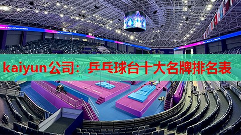 乒乓球台十大名牌排名表